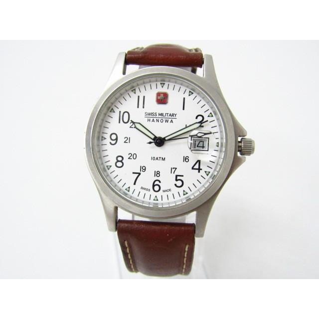 SWISS MILITARY スイスミリタリー HANOWA 6-4013 6-5013 クォーツ腕時計 レザーベルト :  n-155-ac15117-07 : スリフト - 通販 - Yahoo!ショッピング