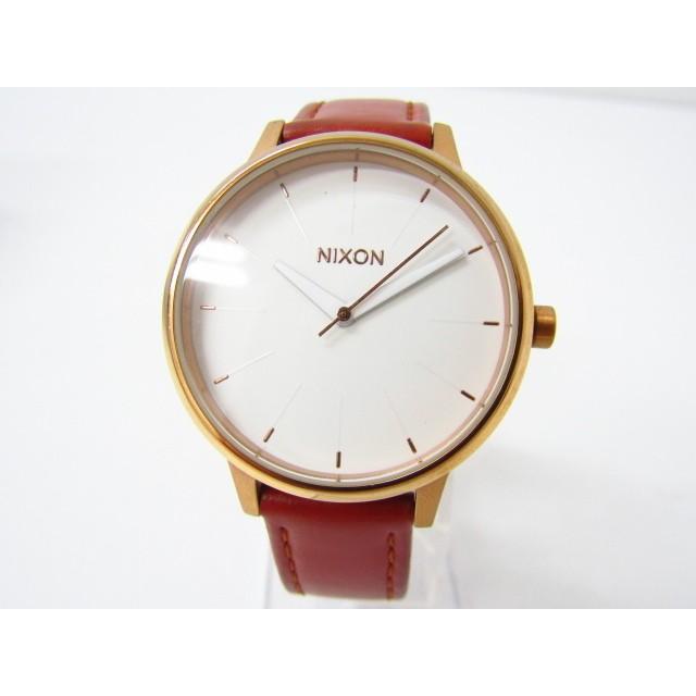 NIXON ニクソン THE KENSINGTON クォーツ腕時計 レザーベルト♪AC15916｜thrift-webshop｜02