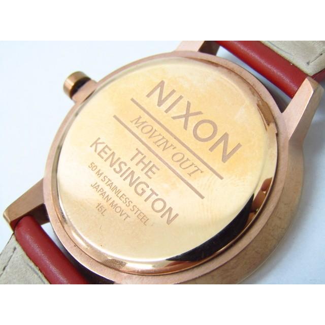 NIXON ニクソン THE KENSINGTON クォーツ腕時計 レザーベルト♪AC15916｜thrift-webshop｜06