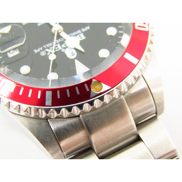 A BATHING APE ア・ベイシングエイプ BAPEX サルマリーナ 銀 赤 白 