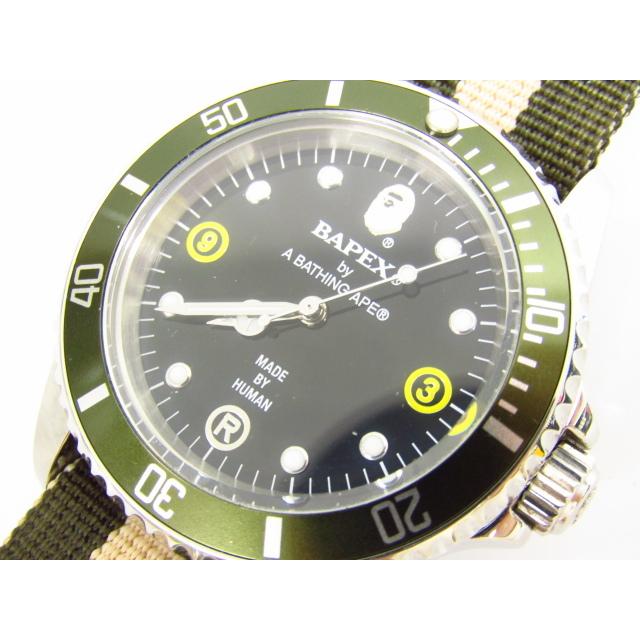 A Bathing Ape ア ベイシングエイプ Bapex T001シリーズ サルマリーナ 40mm 自動巻き腕時計 Ac19172 N 155 Ac19172 07 スリフト 通販 Yahoo ショッピング