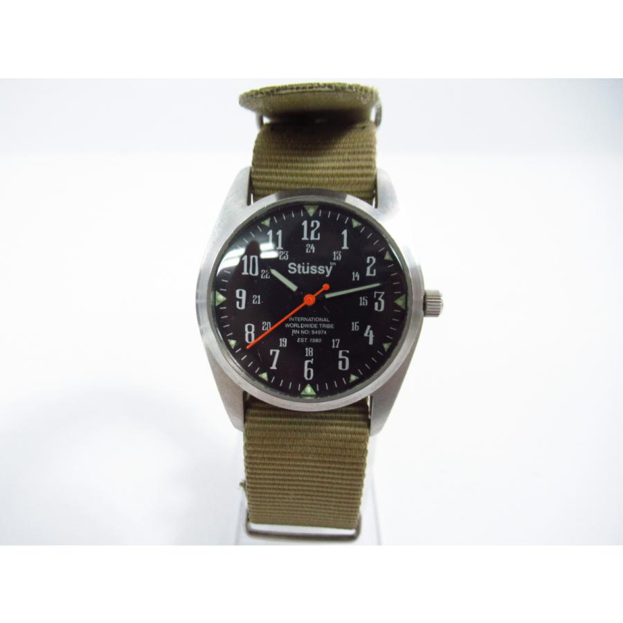 STUSSY Stussy ステューシー Time oran ミリタリーウォッチ 腕時計 