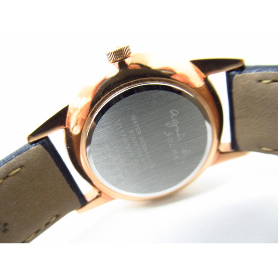 agnes b. アニエスベー V117-KNY0 ソーラー 腕時計 ▼AC20125
