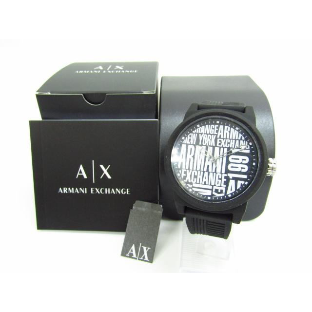 ARMANI EXCHANGE アルマーニエクスチェンジ AX1443 クォーツ腕時計 ブラック ラバー♪AC20298 : スリフト ...