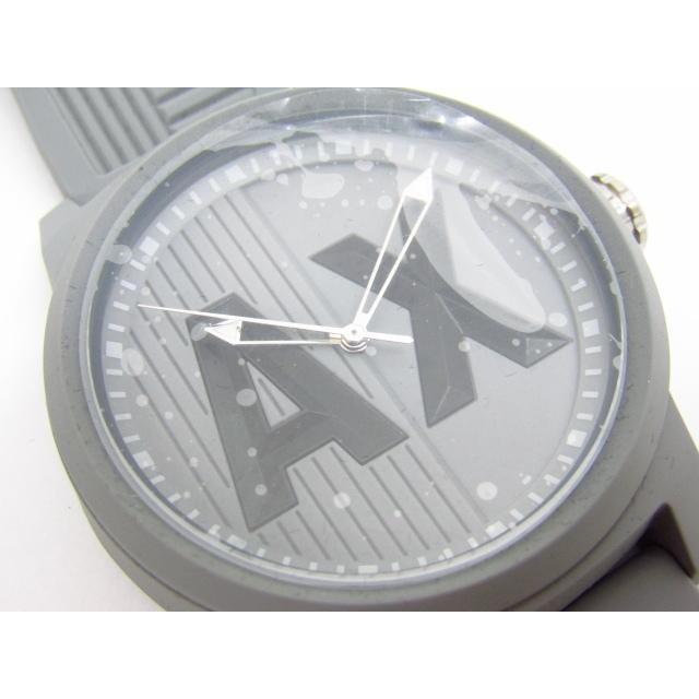 ARMANI EXCHANGE アルマーニエクスチェンジ AX1452 クォーツ腕時計 グレー ラバー♪AC20299｜thrift-webshop｜07