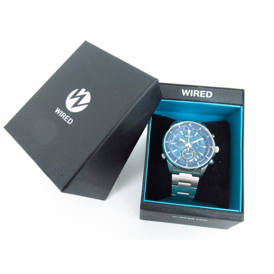 WIRED ワイアード VK68-KX20 クロノグラフ クォーツ 腕時計 ▼AC20646｜thrift-webshop