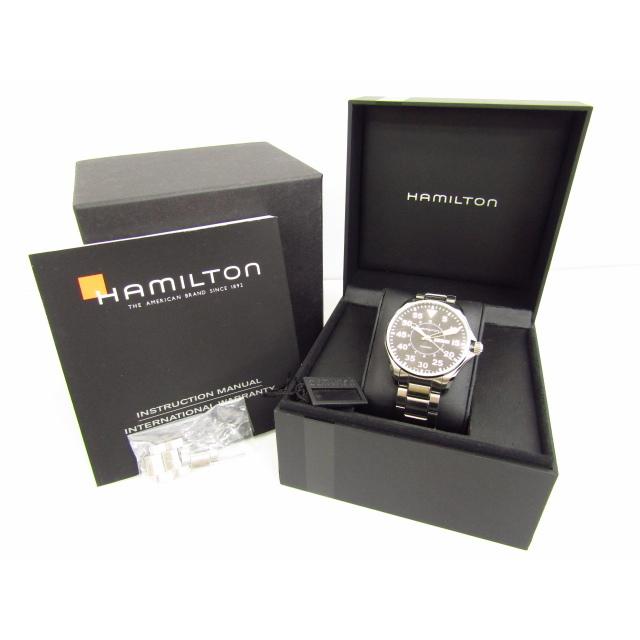 HAMILTON ハミルトン KHAKI カーキ H646110 クォーツ腕時計♪AC21062 