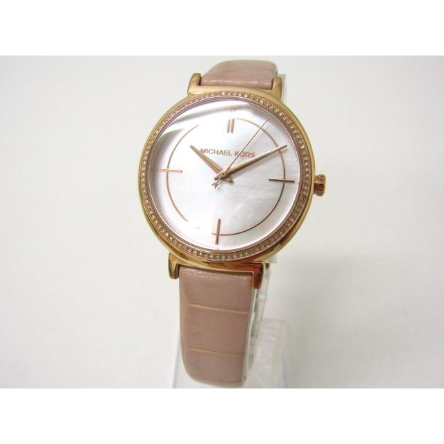 MICHAEL KORS マイケルコース MK-2663 クォーツ腕時計 レザーベルト 