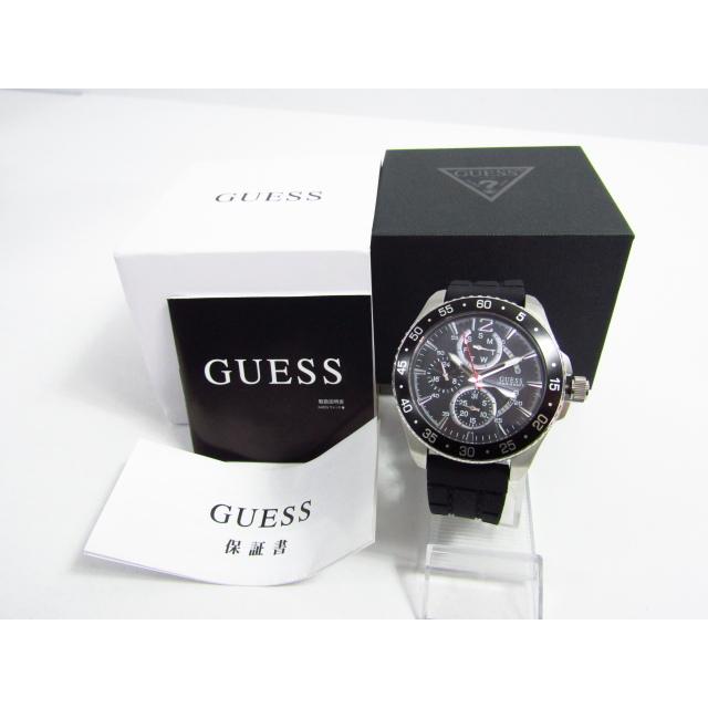 GUESS ゲス W0798G1 クォーツ腕時計 ラバーベルト♪AC22108 : スリフト 