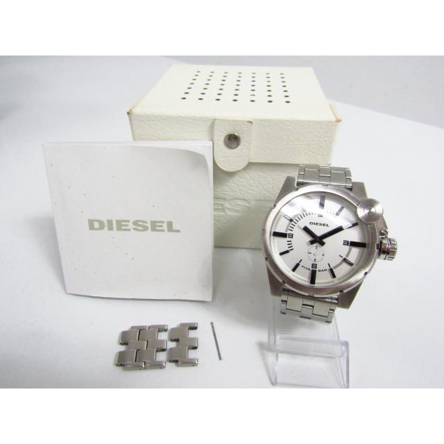 DIESEL ディーゼル DZ-4237 クォーツ腕時計 シルバー♪AC22109 DIESEL ディーゼル DZ-4237 クォーツ腕時計 シルバー♪AC22109