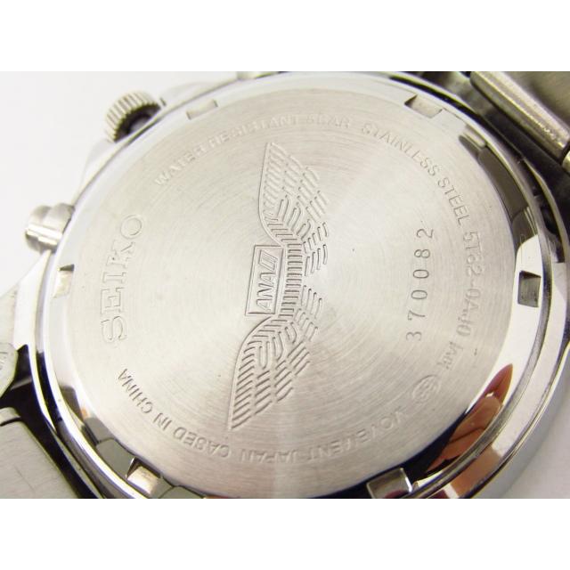 SEIKO セイコー ANA WORLD TIME コラボ 5T82-0AJ0 クォーツ SEIKO セイコー ANA WORLD TIME コラボ 5T82-0AJ0 クォーツ