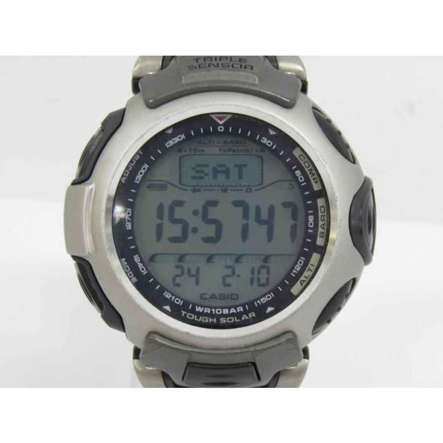 CASIO カシオ PROTREK プロトレック PRG-50 タフソーラー 10気圧防水 メンズ 腕時計 ◆AC24661｜thrift-webshop｜04