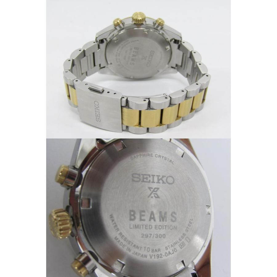 SEIKO PROSPEX × BEAMS スピードタイマー ソーラー クロノグラフ SBDL104/V192-0AJ0 【300個限定】 腕時計 ◆AC24815｜thrift-webshop｜06