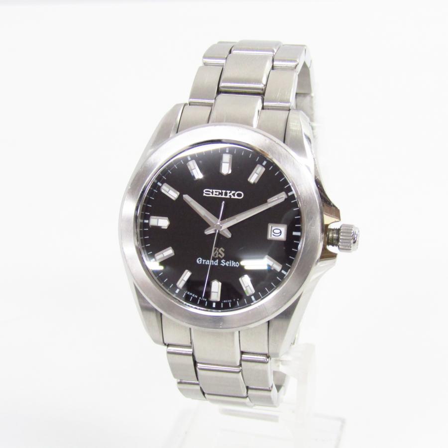 Grand Seiko グランドセイコー GS 黒柄文字盤 メンズ クォーツ