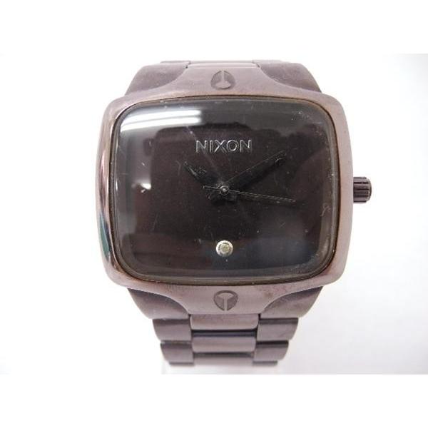 《腕時計/ウォッチ》NIXON ニクソン THE PLAYER クオーツ 腕時計 メタリックブラウン 【中古】｜thrift-webshop