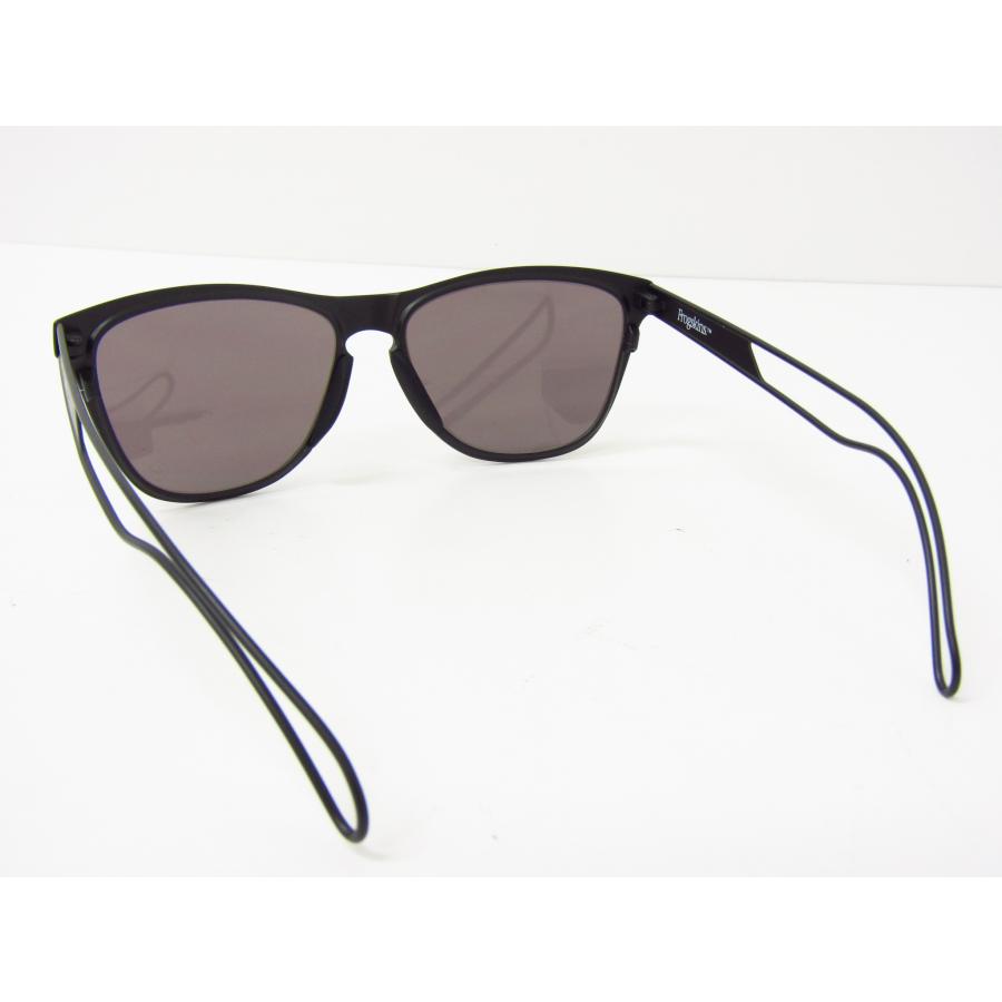 美品 OAKLEY オークリー Frogskins fragment フラグメント Satin Black Titanium OO6044-0356 サングラス 箱・巾着付き ▼AC24310｜thrift-webshop｜04