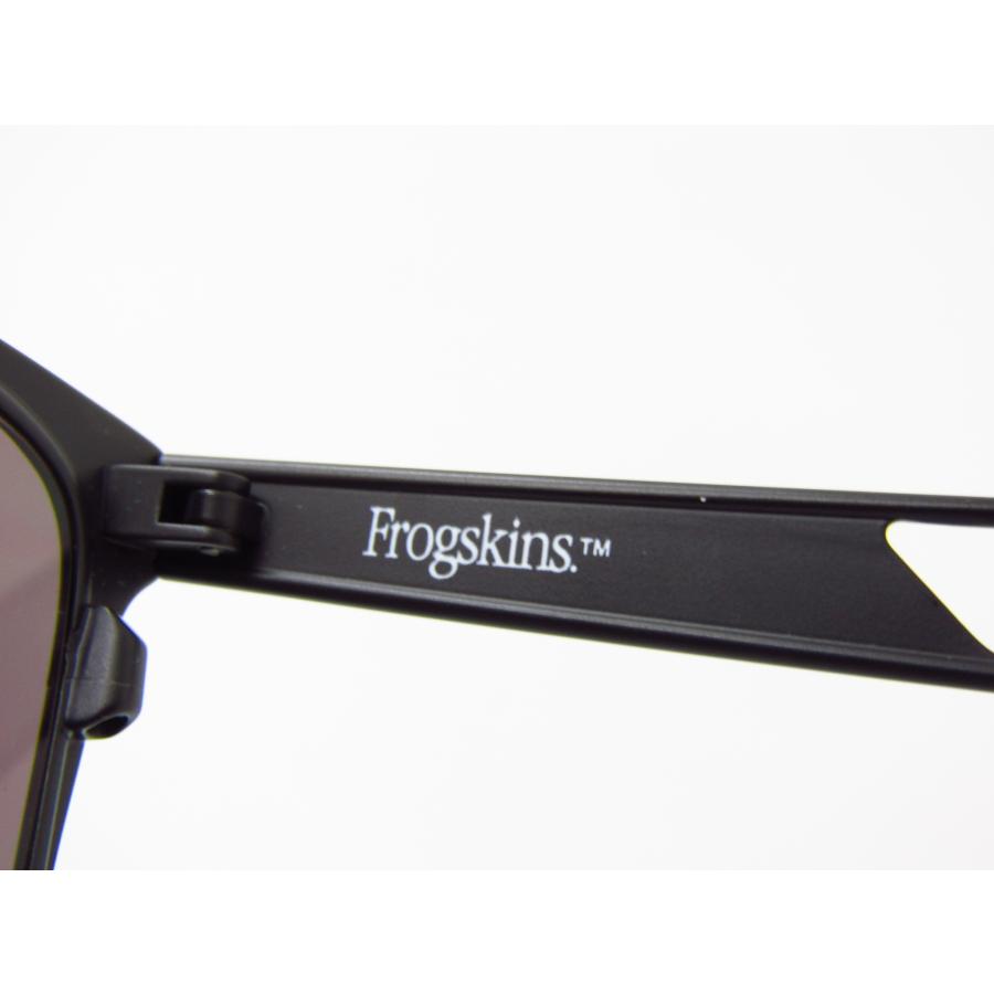 美品 OAKLEY オークリー Frogskins fragment フラグメント Satin Black Titanium OO6044-0356 サングラス 箱・巾着付き ▼AC24310｜thrift-webshop｜06