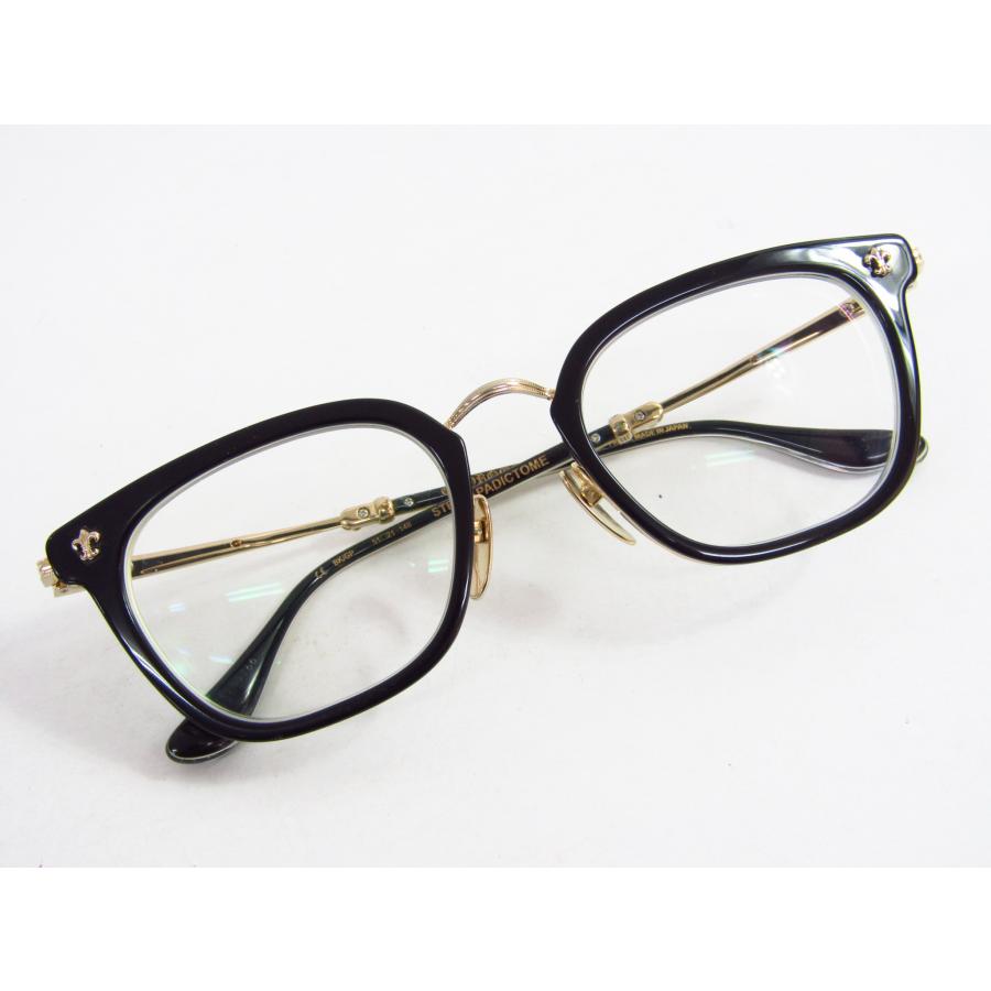 CHROME HEARTS クロムハーツ STRAPADICTOM ブラック×ゴールド 度 CHROME HEARTS クロムハーツ STRAPADICTOM ブラック×ゴールド 度