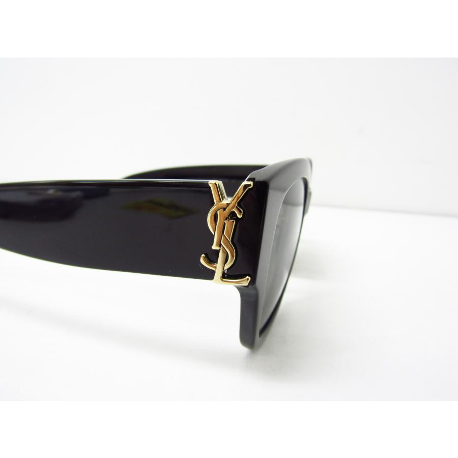 [美品] YSL イブサンローラン　ブラック サングラス SAINT LAURENT イブサンローラン サングラス ▽AC26343