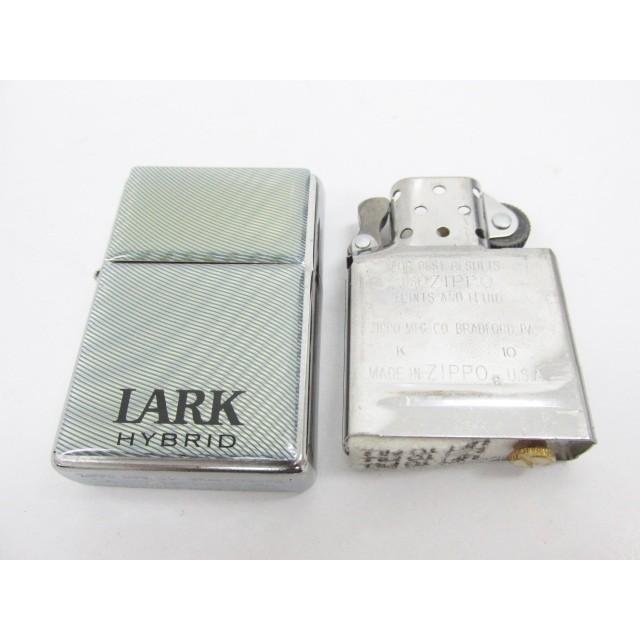 ファッションデザイナー zippo ジッポー ラーク LARK メタル貼り 2009