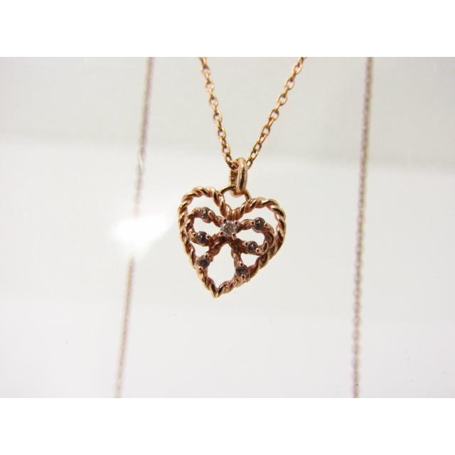 JILL STUART ジルスチュアート K10ハートモチーフネックレス JILL STUART ジルスチュアート K10ハートモチーフネックレス
