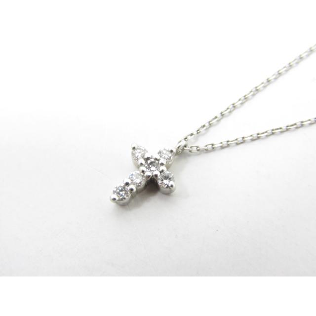 4℃ 4°C ヨンドシー Pt850 約40cm クロス ネックレス ▽AC23946 4℃ 4°C ヨンドシー Pt850 約40cm クロス ネックレス ▽AC23946