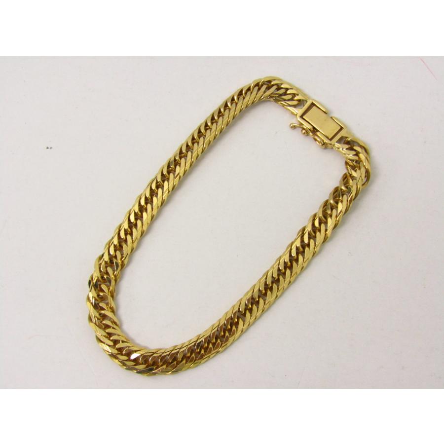 K18 18金 喜平 ブレスレット トリプルMカット Mトリプル 14面 20cm  