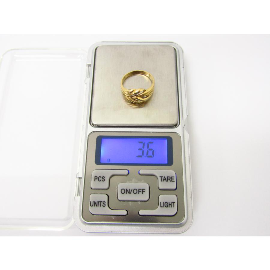 K18 シンプルなギザギザリング　約16号 楽天市場】K18 K10 メッセージ リング 1号-16号 送料無料 高品質