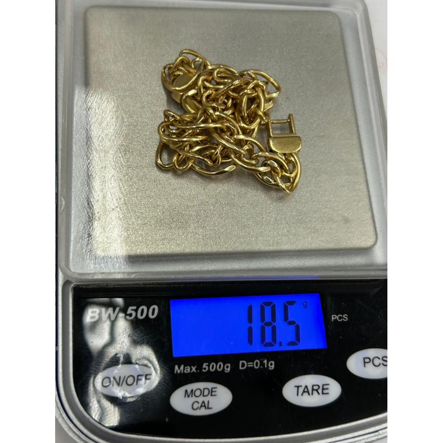 K18 金 ゴールド ブレスレット 約18.5g 約18cm ▽AC25944 K18 金 ゴールド ブレスレット 約18.5g 約18cm ▽AC25944