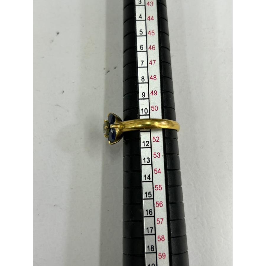 K18 金 ゴールド メレダイヤモンドリング 指輪 約11号 約4.2g K18 金 ゴールド メレダイヤモンドリング 指輪 約11号 約4.2g
