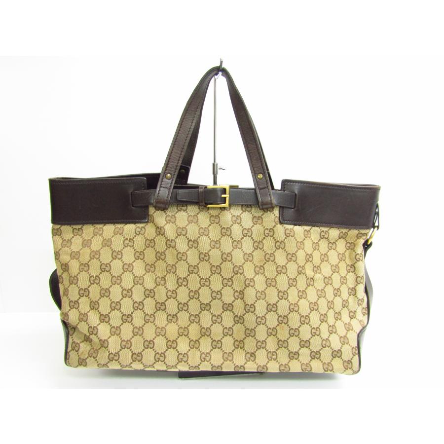 GUCCI グッチ GGキャンバス トートバッグ 106251 ▼SB4380｜thrift-webshop｜02