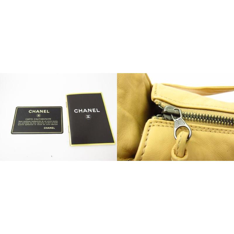 CHANEL シャネル ココマーク レザー ワンショルダー バッグ ベージュ ☆SB4460｜thrift-webshop｜07