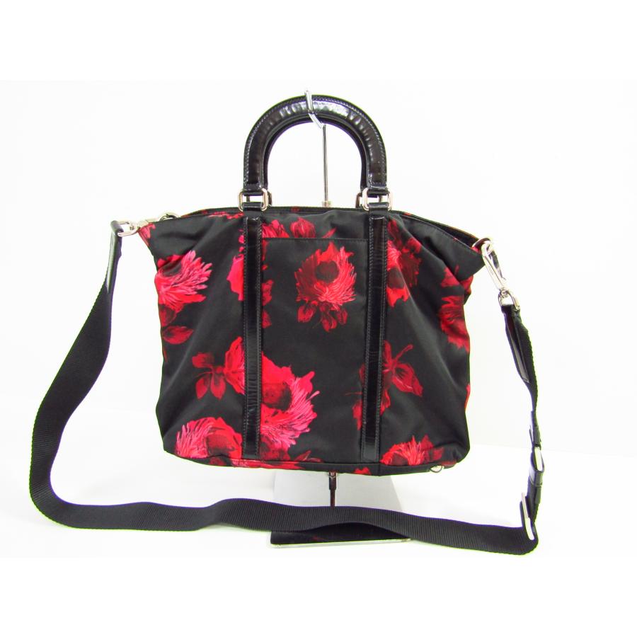 PRADA プラダ ナイロン 花柄 2way ショルダーバッグ BN1066 PRADA プラダ ナイロン 花柄 2way ショルダーバッグ BN1066