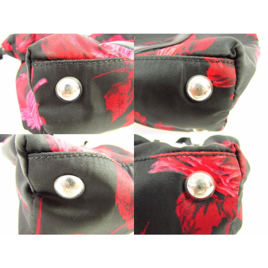 PRADA プラダ ナイロン 花柄 2way ショルダーバッグ BN1066 PRADA プラダ ナイロン 花柄 2way ショルダーバッグ BN1066