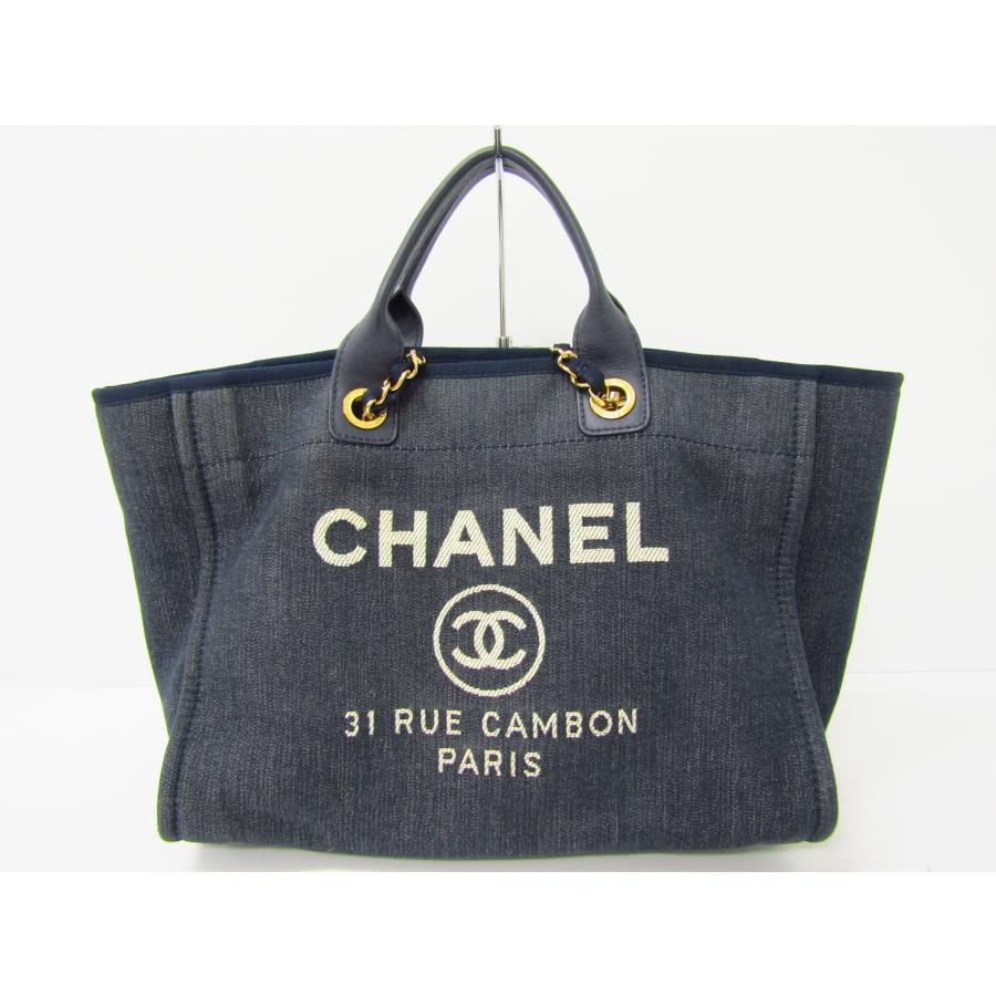 CHANEL シャネル ドーヴィル デニム 2Way バッグ ▽SB5387 : スリフト 