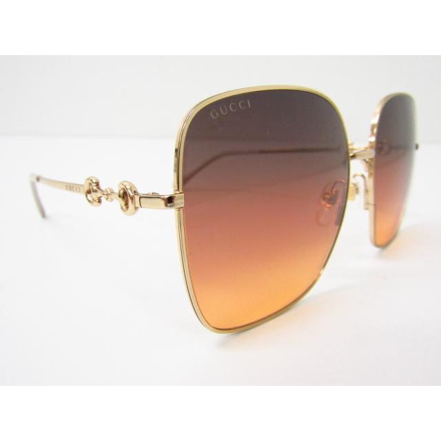 GUCCI グッチ スクエア フレーム サングラス GG0879S ケース付き  