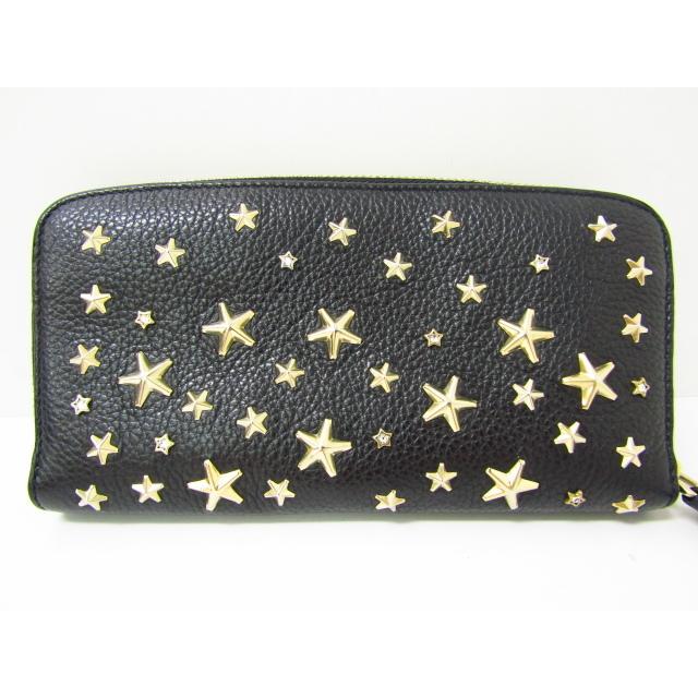 JIMMY CHOO（ジミーチュウ） スタースタッズ ラウンドファスナー長財布