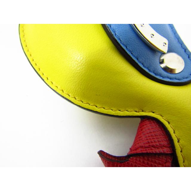 PRADA プラダ オウム バックチャーム キーホルダー ▽SB4489 PRADA プラダ オウム バックチャーム キーホルダー ▽SB4489