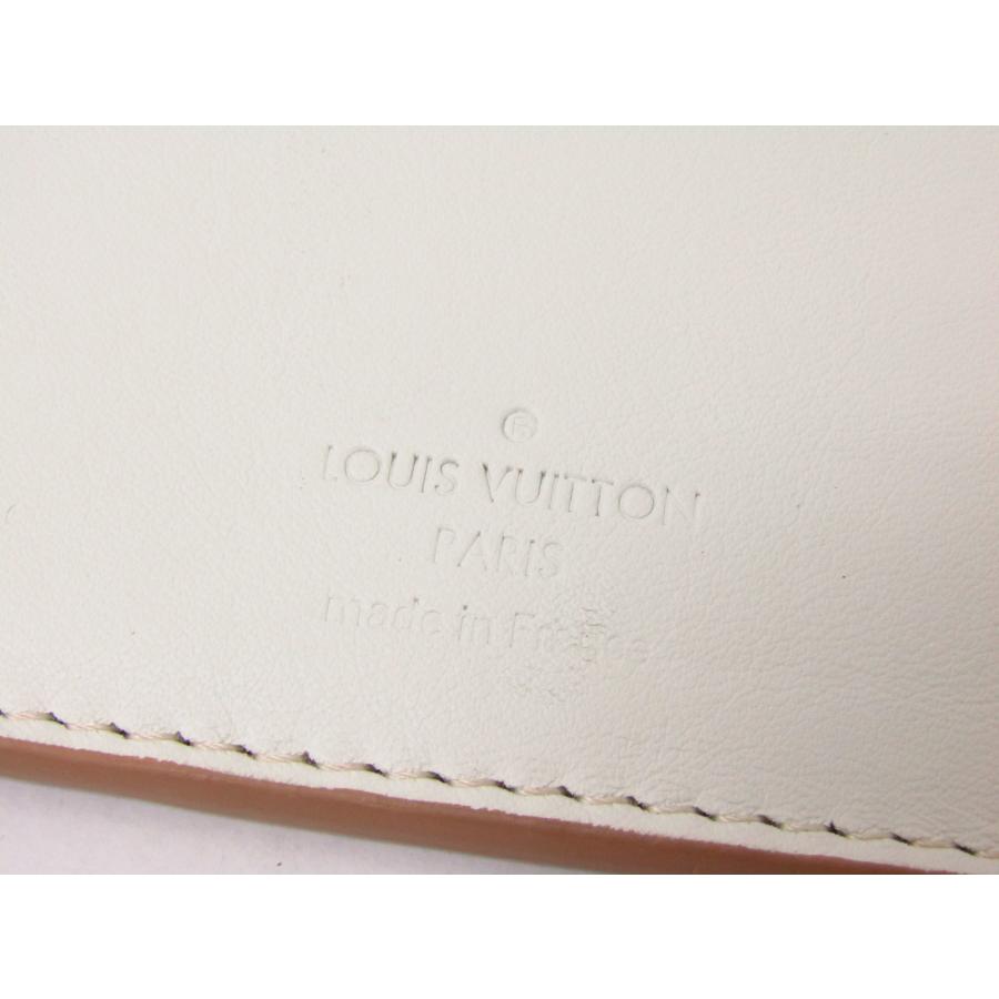 LOUIS VUITTON ルイ・ヴィトン レザー モノグラム ブックカバー ベージュ GI0705 ▼SB4604｜thrift-webshop｜04