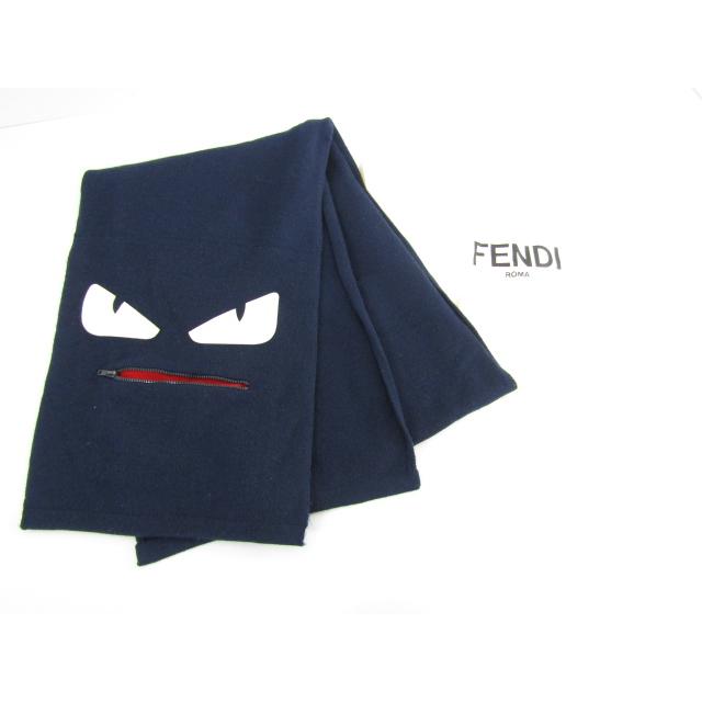 FENDI フェンディ バグズモンスター マフラー ロング FXS1242W2 FENDI フェンディ バグズモンスター マフラー ロング FXS1242W2