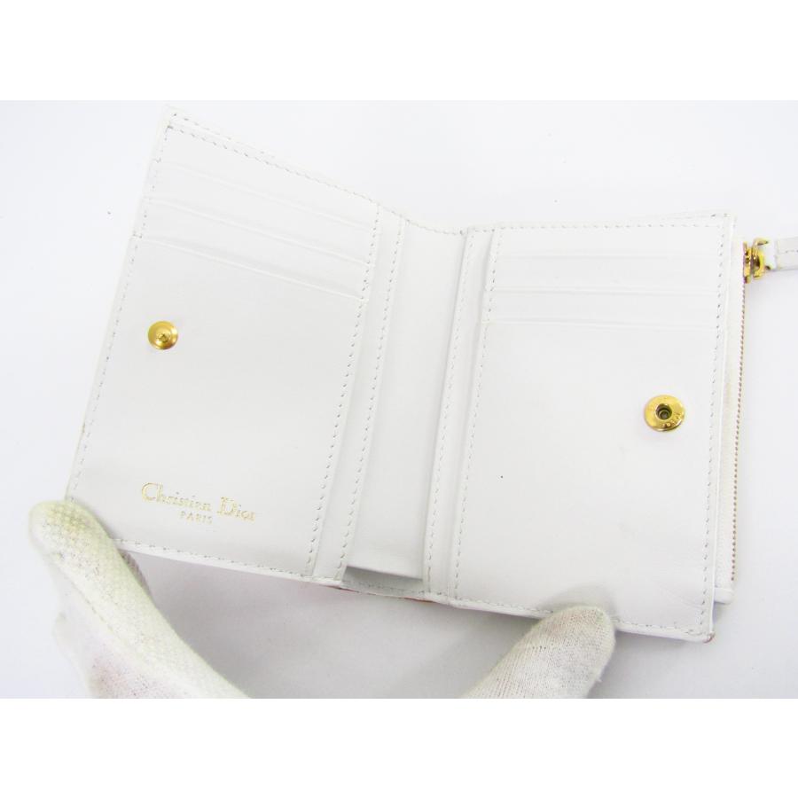 Christian Dior ディオール ダリア ウォレット 花柄 2つ折り財布 Christian Dior ディオール ダリア ウォレット 花柄 2つ折り財布