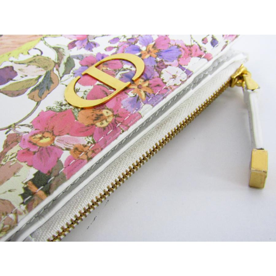 Christian Dior ディオール ダリア ウォレット 花柄 2つ折り財布 Christian Dior ディオール ダリア ウォレット 花柄 2つ折り財布