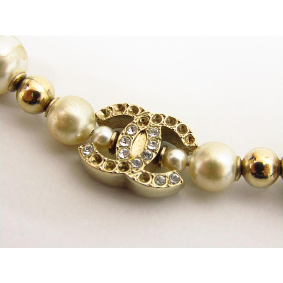 CHANEL シャネル ココマーク スター パール ネックレス 約38 CHANEL シャネル ココマーク スター パール ネックレス 約38