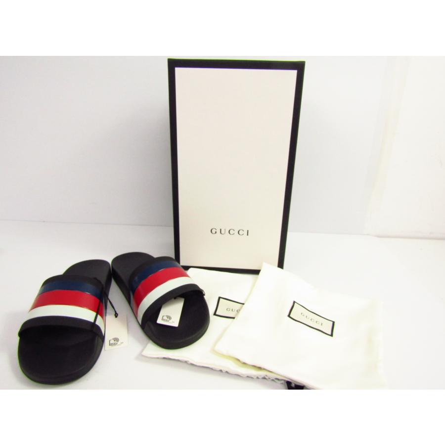 GUCCI グッチ トリコロール シャワー サンダル 308234 ▽SB5413 