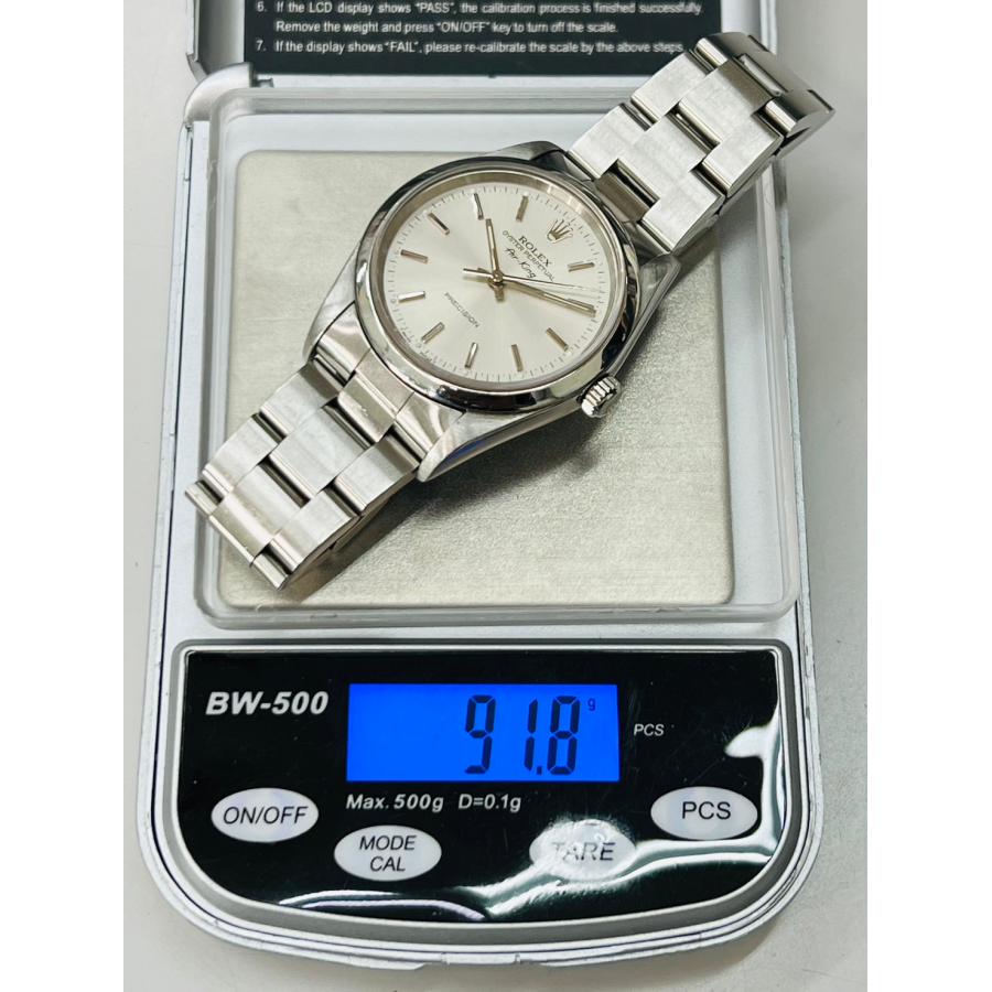 ROLEX ロレックス エアキング 14000 U番 シルバー文字盤 自動巻き メンズ 腕時計 ▼SB5110｜thrift-webshop｜08