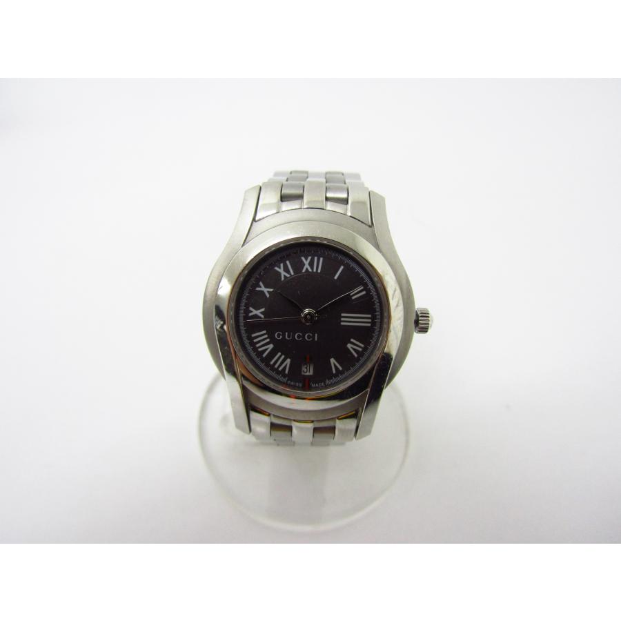 GUCCI（グッチ） 5500L ブラック文字盤 レディースQZ クォーツ 腕時計