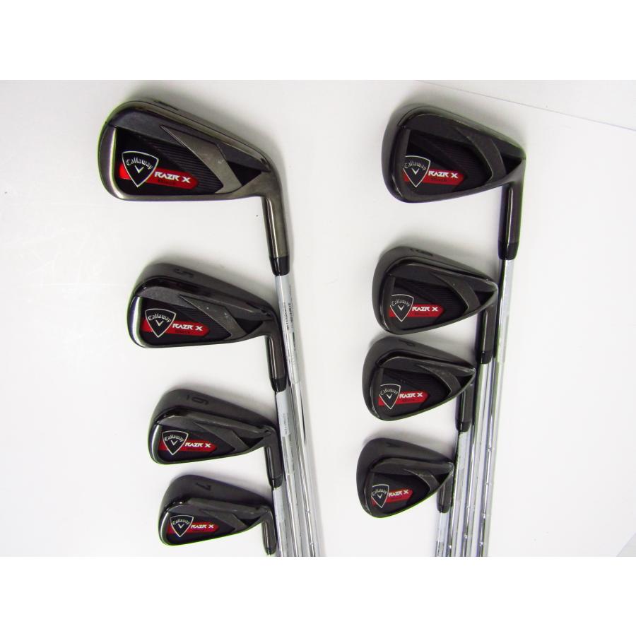 Callaway キャロウェイ RAZR X BLACK 4〜9・P・A 8本セット ∩SP9369
