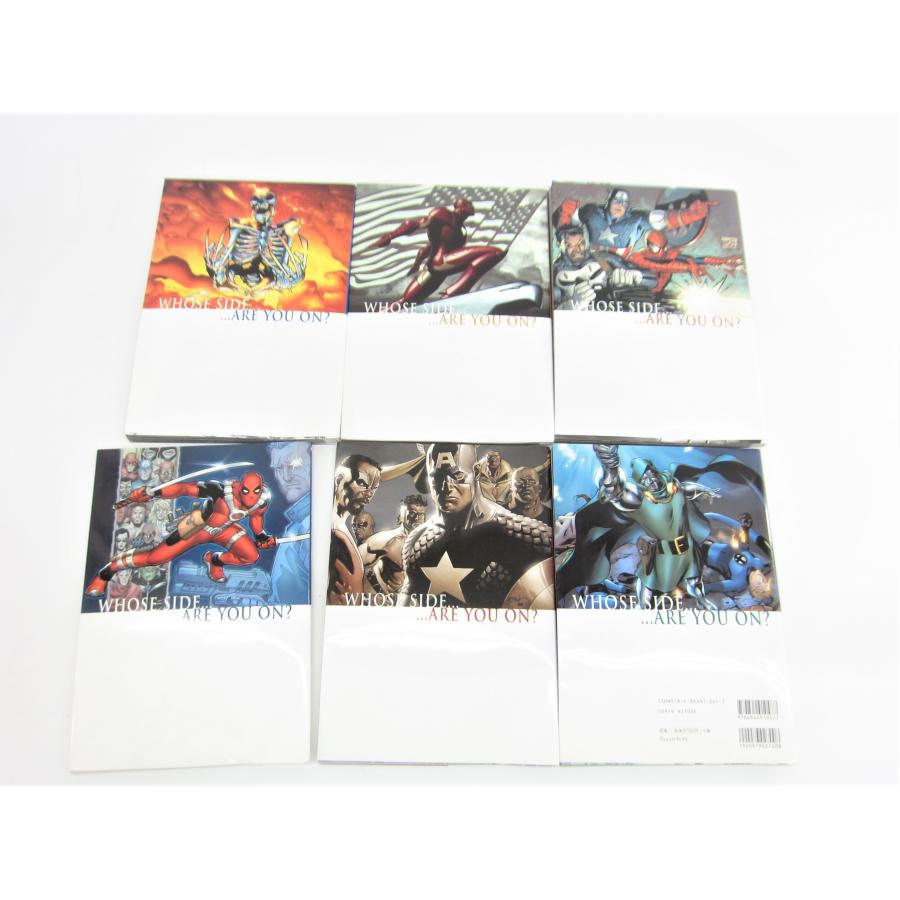 MARVEL キャプテン・アメリカ　アメコミ　マーベル　アベンジャーズ　6冊 MARVEL マーベル X−MEN キャプテンアメリカ アイアンマン