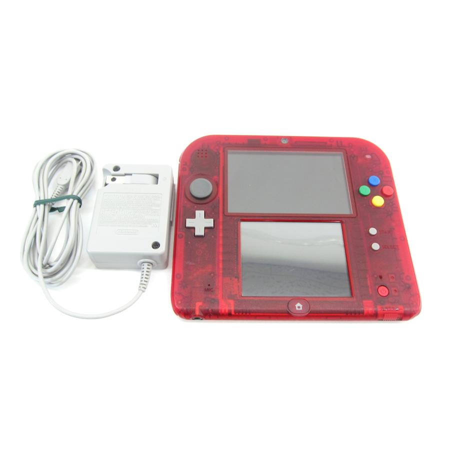 任天堂 Nintendo 2DS ポケットモンスター 赤 レッド 本体 ゲーム 