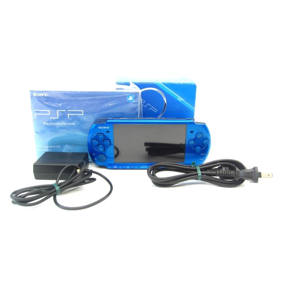 PSP-3000 「プレイステーション・ポータブル」ブルー ゲーム ∠UR1164